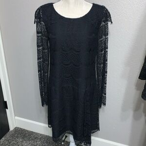 Marissa Webb Black Lace Dress M
